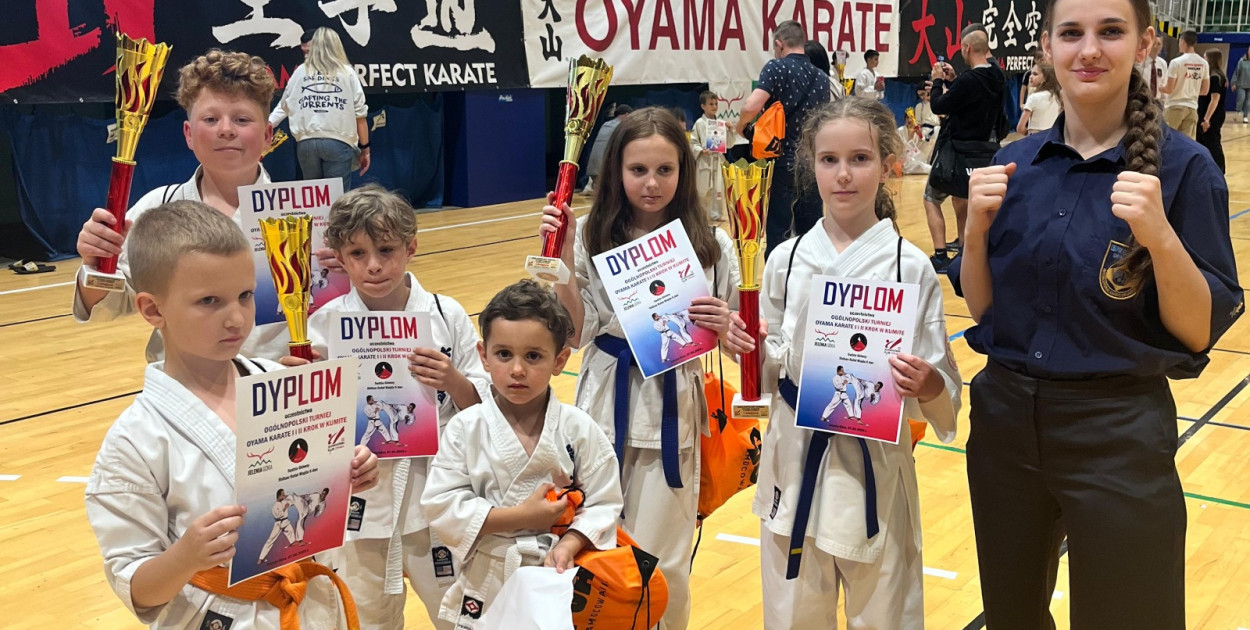 Krzywicki Dojo na turniejach karate (Mat. prasowy)