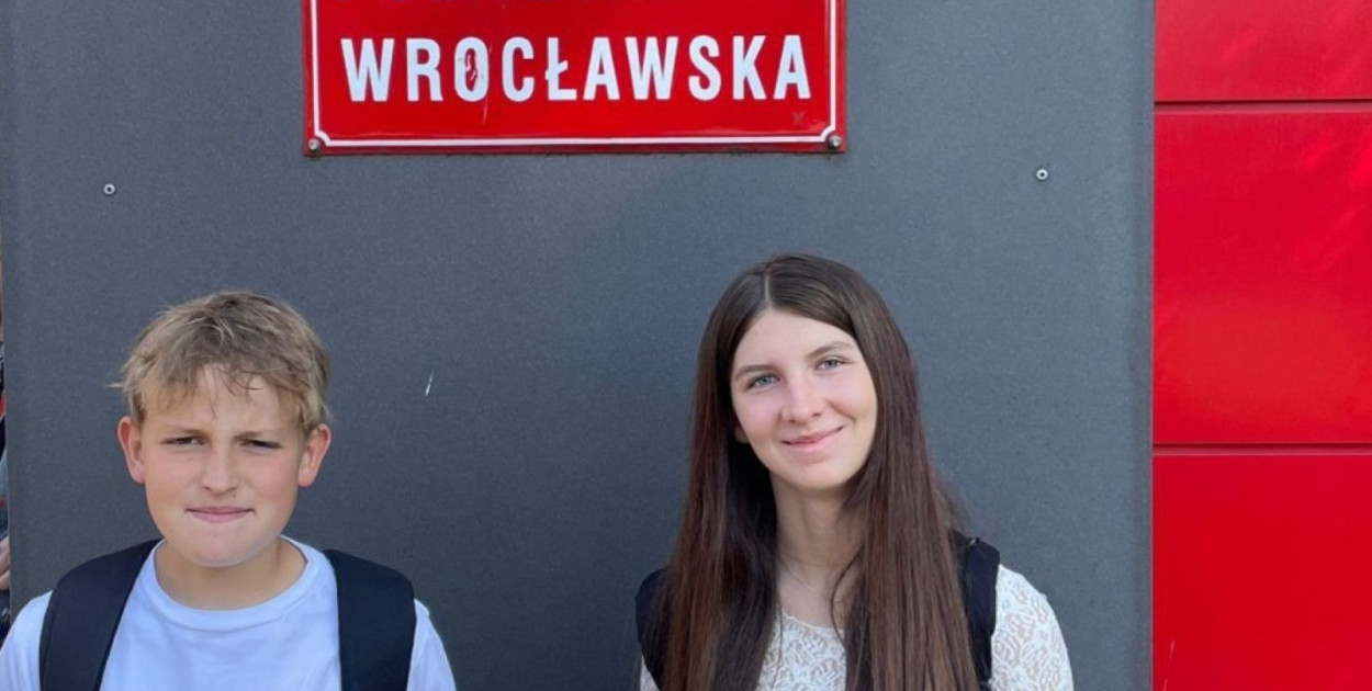 Nikola Ksel i Kacper Piątek (źródło: SP Spalona)