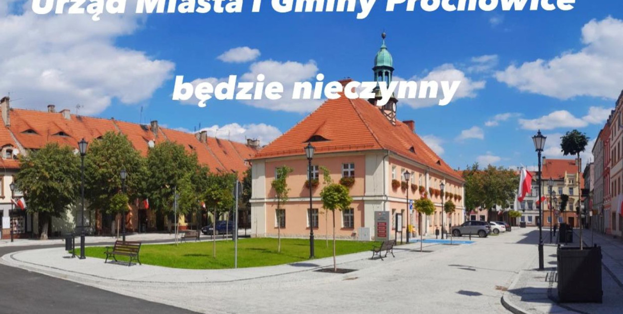 Urząd w Prochowicach nieczynny po Bożym Ciele (mat. prasowe)