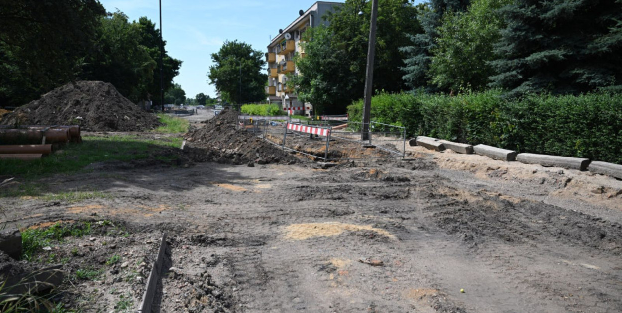 Budowa przedłużenia ulicy Mickiewicza (Piotr Florek lca.pl)