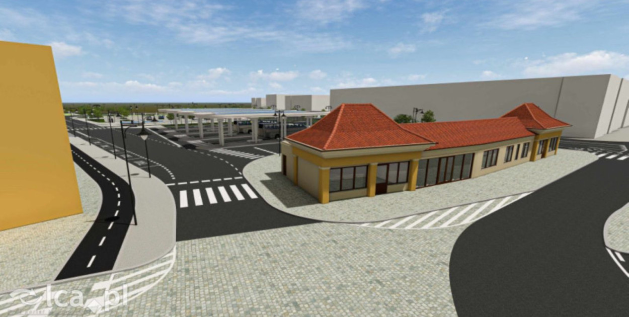 Centrum przesiadkowe - wizualizacja (mat. prasowe