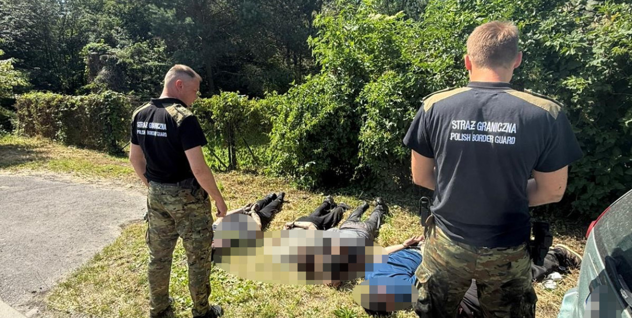 Przemytnik i czterej migranci zatrzymani (mat. prasowe)