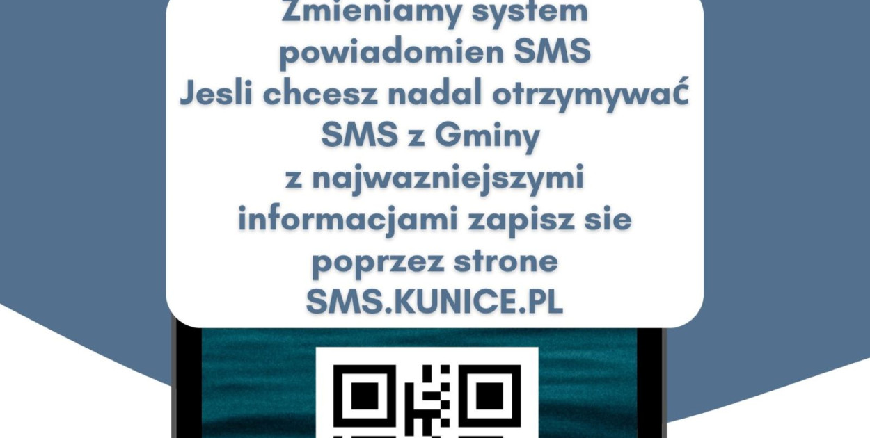 Od 1 sierpnia nowy system SMS w Gminie Kunice (mat. prasowe)