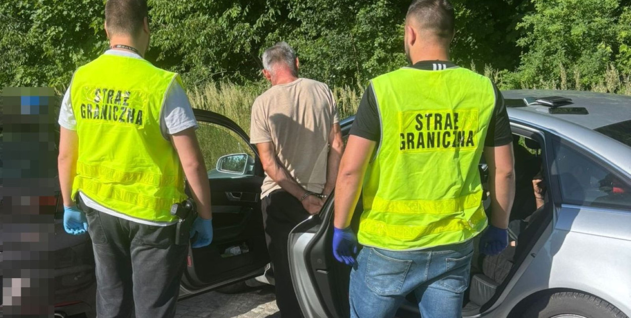 Trzy osoby zatrzymane za próbę przerzutu migrantów do Niemiec (źróło: nadodrzanski.strazgraniczna.pl)