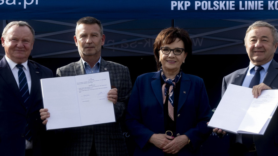  PKP Polskie Linie Kolejowe S.A. podpisały umowę o wartości ponad 170 mln zł na wykonanie dokumentacji projektowej i robót budowlanych dla zadania „Rewitalizacja odcinka Legnica – Złotoryja – Jerzmanice-Zdrój