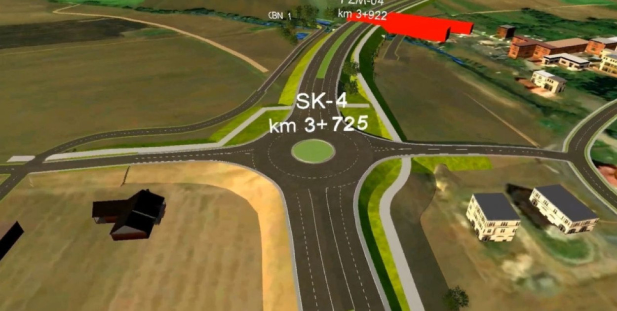 DK94 obwodnica Legnicy wizualizacja W2 (źródło: GDDKiA)