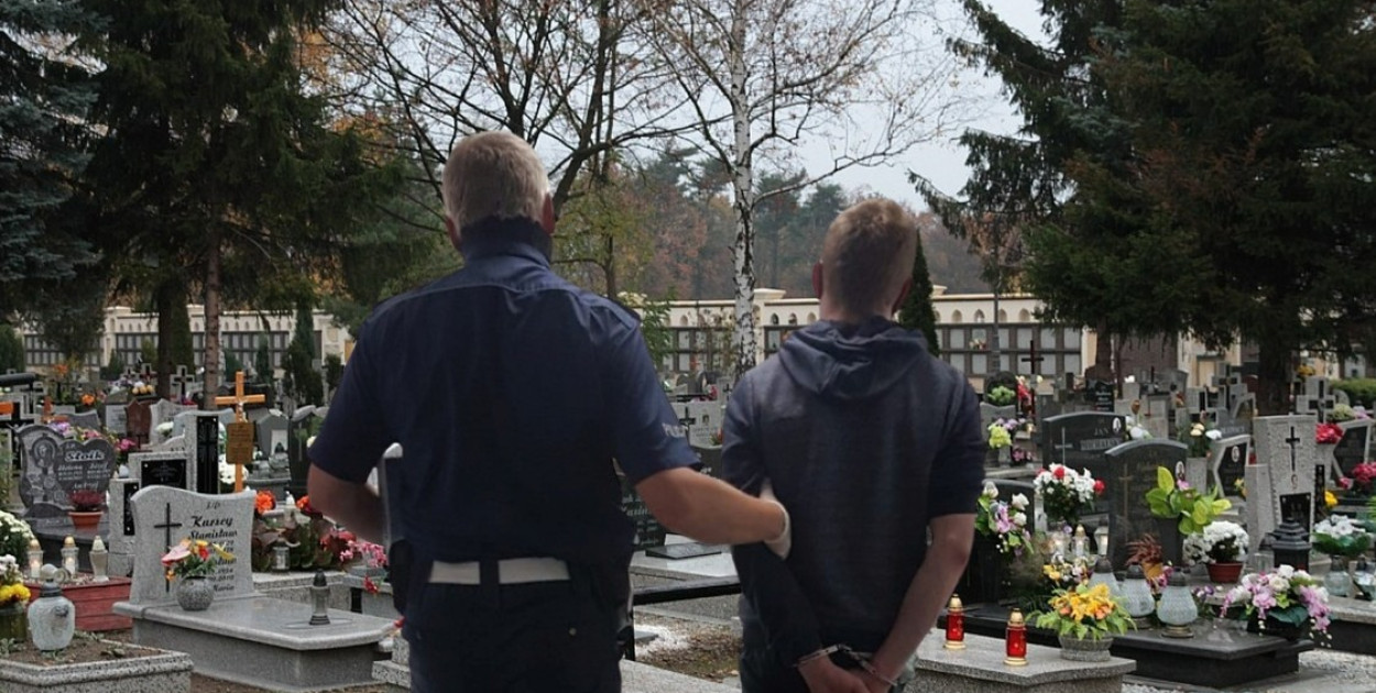 Złodziej z cmentarza zatrzymany (lca.pl - zdjęcie iustracyjne)