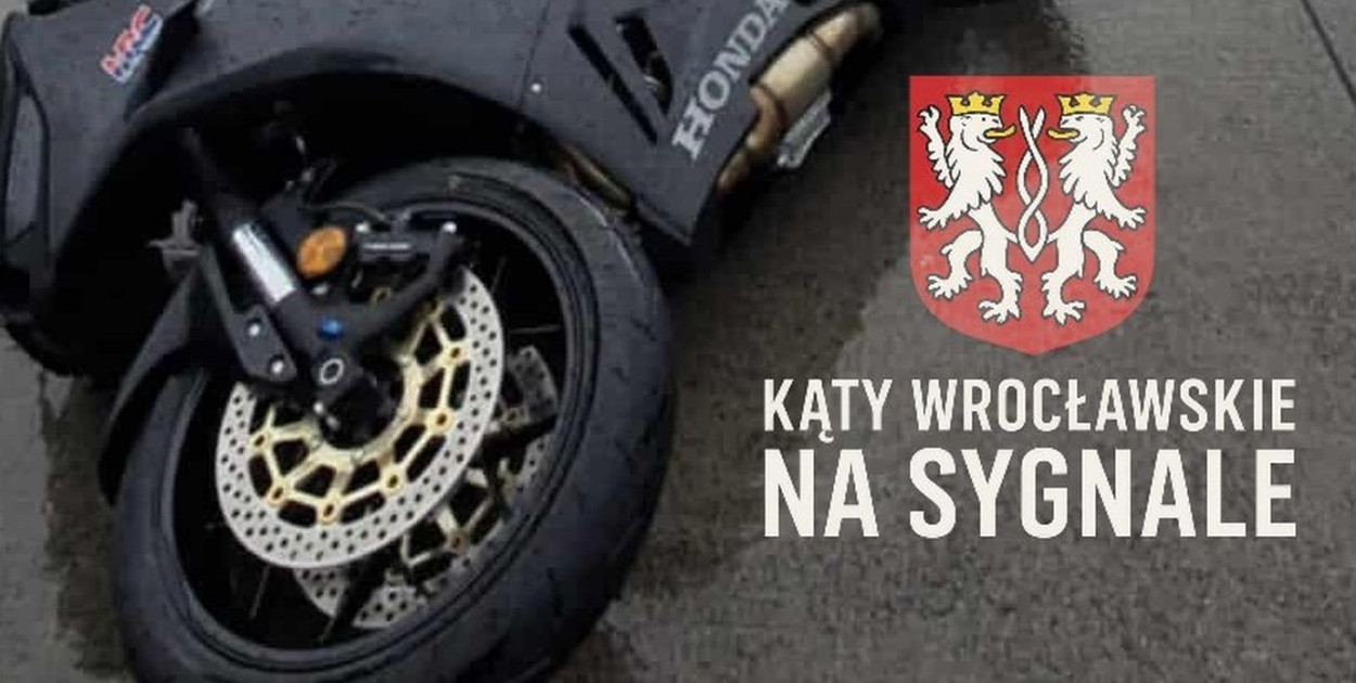 Poważny wypadek motocyklisty na A4 – autostrada zablokowana w kierunku Legnicy (Kąty Wrocławskie na sygnale)