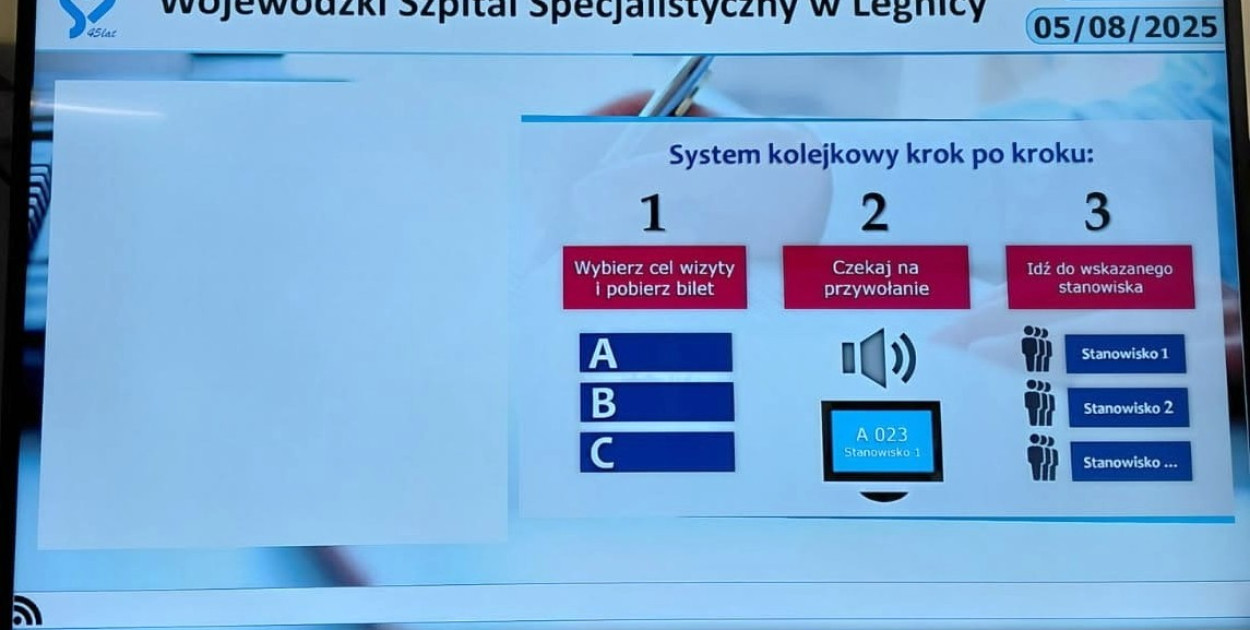 Kolejkomat  do punktu pobrań w szpitalu (mat. prasowe)