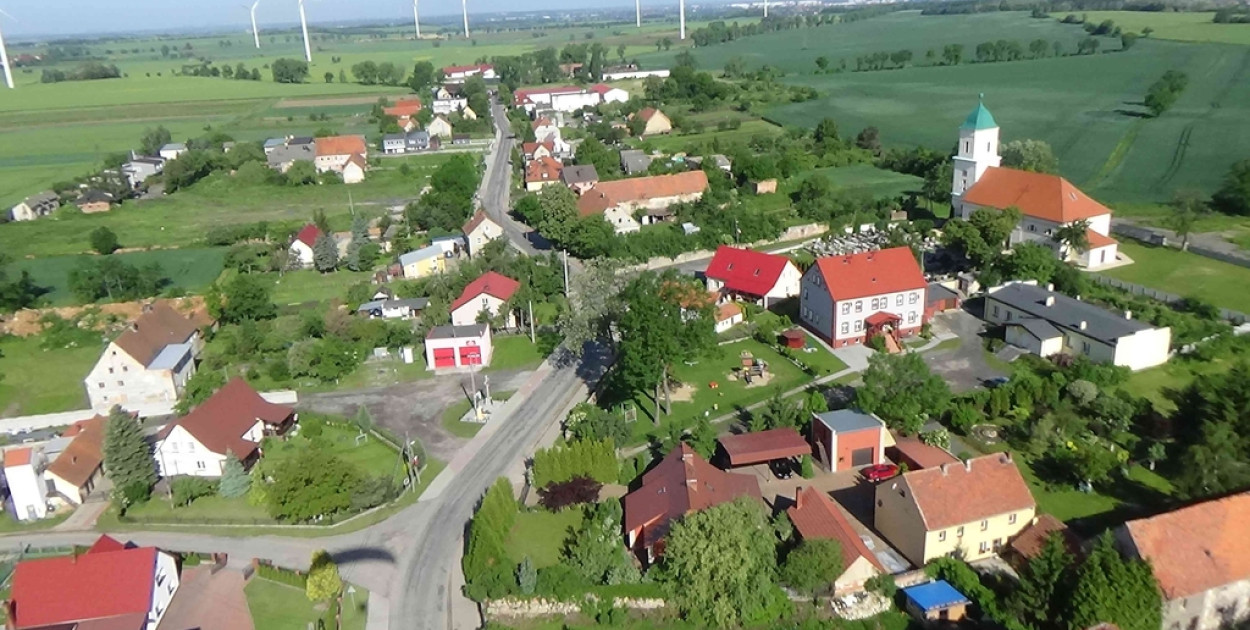 Taczalin z lotu ptaka (Wojciech Obremski lca.pl)