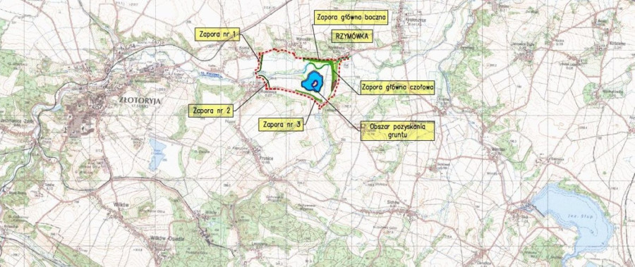 Zielone światło dla rozpoczęcia budowy zbiornika Rzymówka (źródło: wody-polskie-wroclaw)