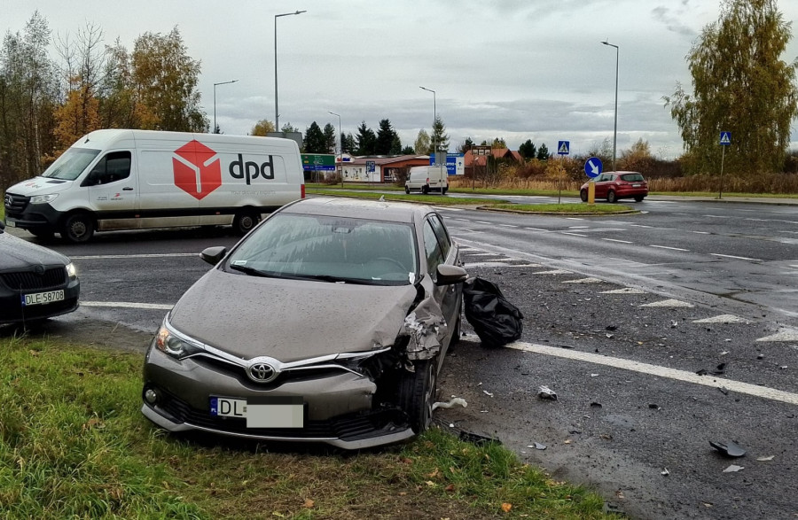 Kolizja na Wrocławskiej (WO)