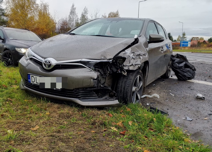 Kolizja na Wrocławskiej (WO)