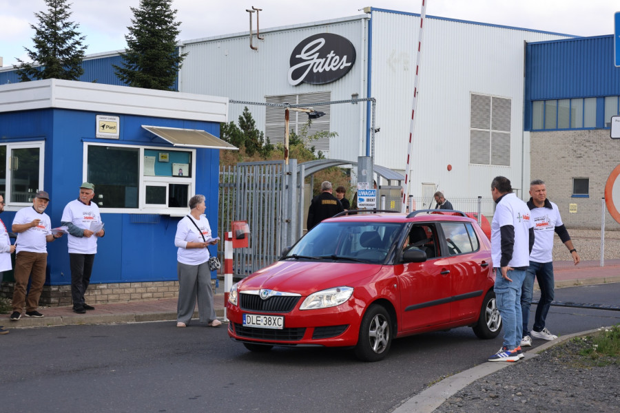 Akcja Solidarnośći w Geates (Wojciech Obremski)