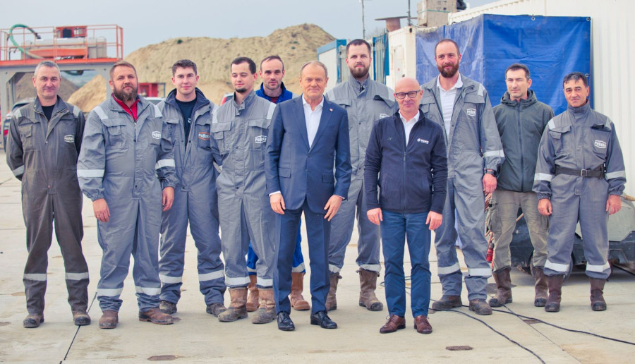 Donald Tusk z wizytą w KGHM (mat. prasowe)