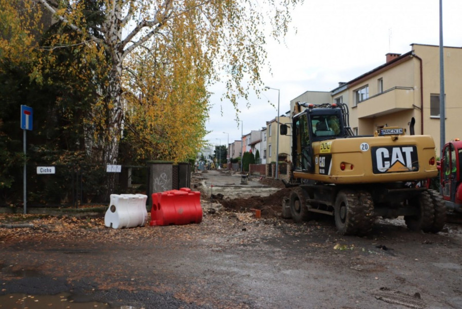 Prace na Słonecznej nabierają tempa (źródło: UM Legnica)