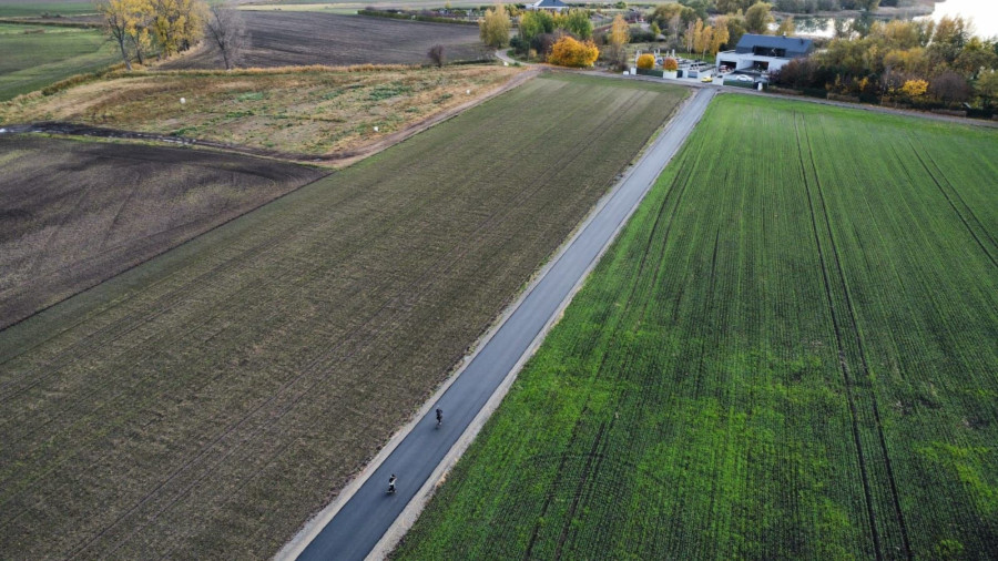 Nowa nawierzchnia między Kunicami a Spaloną (mat. prasowe)