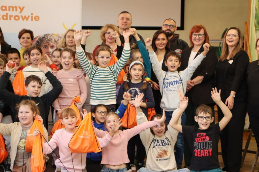 Podsumowanie kampanii „Ruszamy po Zdrowie” w SP 4 (źródło: UM Legnica)