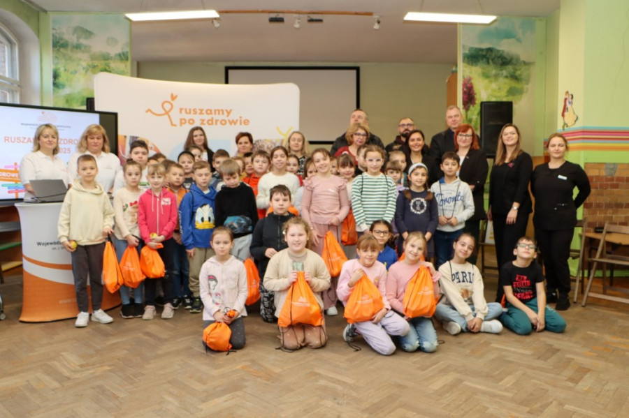 Podsumowanie kampanii „Ruszamy po Zdrowie” w SP 4 (źródło: UM Legnica)