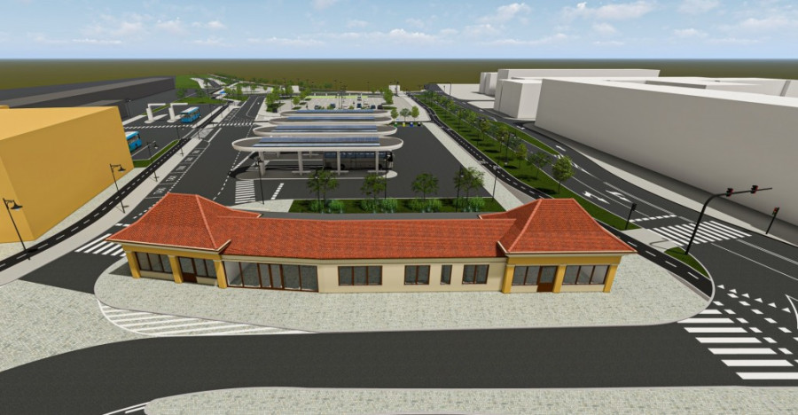 Centrum przesiadkowe - wizualizacja (źródło: UM Legnica)