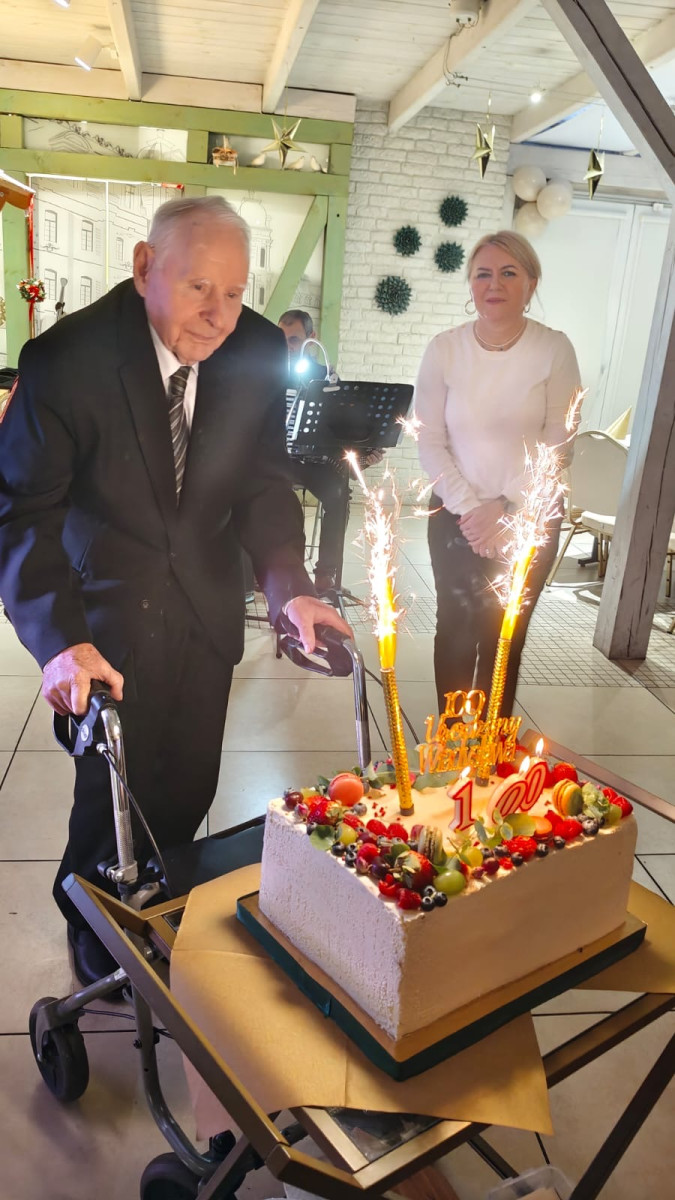 Pan Władysław Andruchów z Grzybian kończy 100 lat (mat. prasowe)