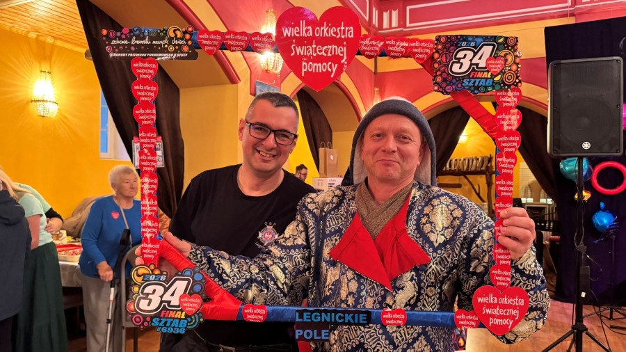 Gorący finał WOŚP w Legnickim Polu (UG Legnickie Pole)