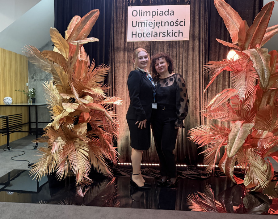 Gabriela z opiekunem Agnieszką Filipienko (Mat. prasowy)