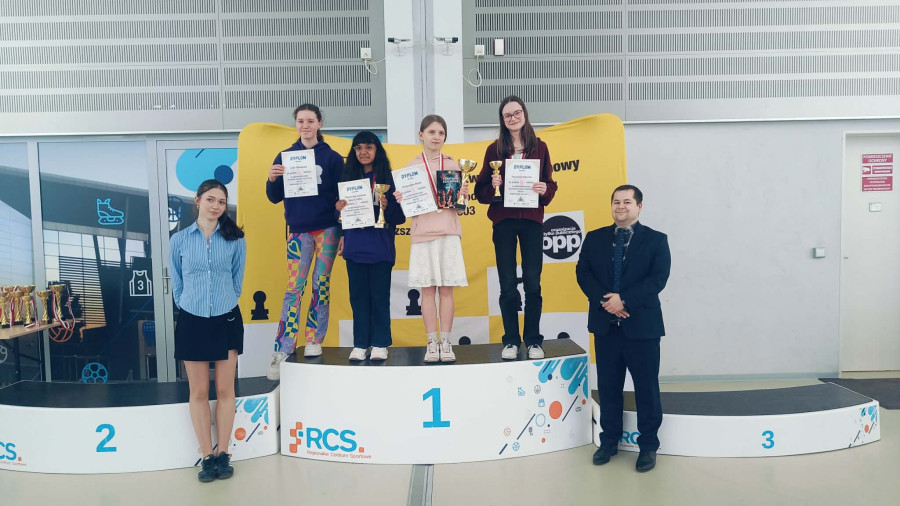 Złoto, srebro i brąz w szachach dla Miedzi Legnica (mat. prasowe)