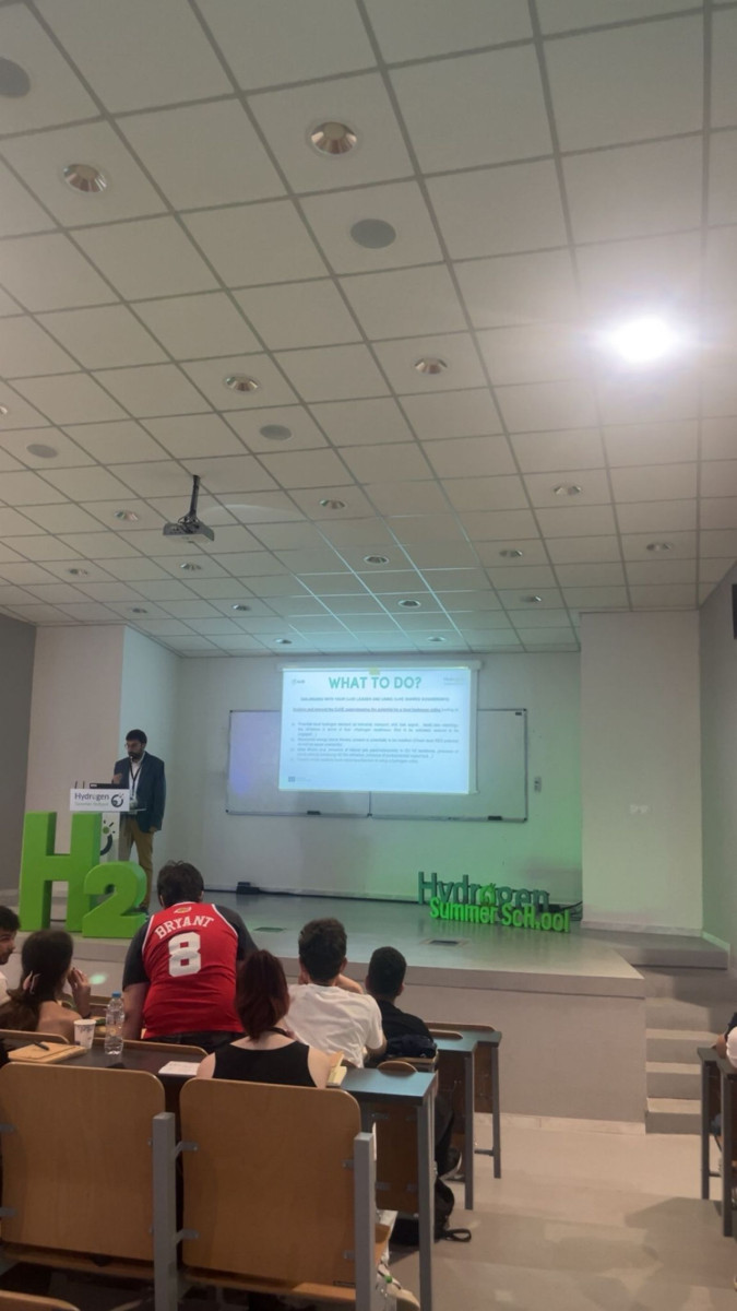Patryk Niewiński z samochodówki bierze udział w Hydrogen Summer School (mat. prasowe)