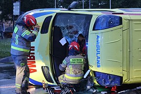 Wypadek z udziałem karetki-22285