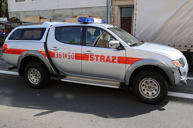 Nie ustąpiła pierwszeństwa wozowi straży pożarnej