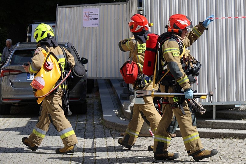 Pożar podczas remontu wieży legnickiej katedry