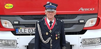 Wojciech Mastalerek z OSP Kunice odznaczony Złotym Znakiem Związku OSP RP-109332