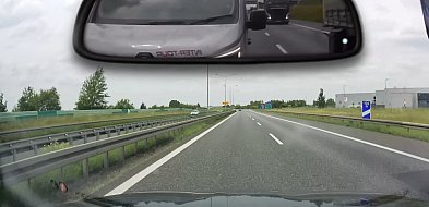 Groźna sytuacja na A4 przed Wrocławiem. Kierowca busa "na zderzaku"-110086