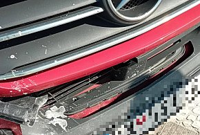 Zabrakło refleksu na A4. Uderzył w infrastrukturę przy zjeździe na S3-110206