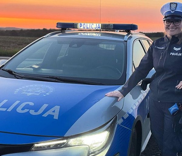 Policjantka uratowała życie dziecka podczas zabezpieczenia Tour de Pologne-112469