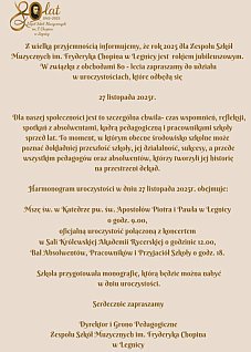 80-lecie Zespołu Szkół Muzycznych