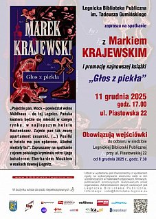 Spotkanie autorskie z Markiem Krajewskim