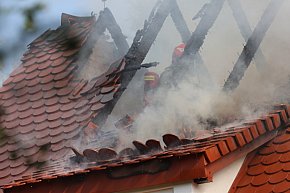 Poważny pożar domu w Pątnowie Legnickim-22803