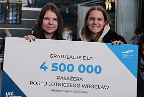 Port Lotniczy Wrocław świętuje. 4,5 miliona pasażerów już w październiku-115776