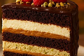 Ciasto czekoladowe z kremem - 116340