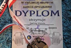Złoto dla Dariusza Wszoły na Mistrzostwach Polski w trójboju siłowym-119013