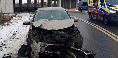 Dwie kobiety trafiły do szpitala po wypadku na ulicy Bobrowej