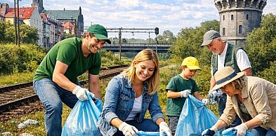 Nie czekają, tylko działają. Wspólne sprzątanie Kartuz
