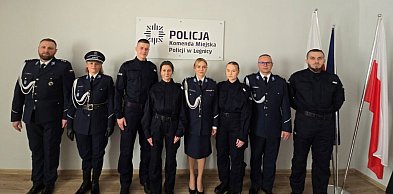 Czworo nowych policjantów złożyło ślubowanie i rusza na szkolenie