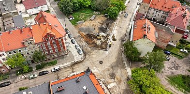 Przebudowa ul. Działkowej. Wykonawca realizuje kolejne etapy prac