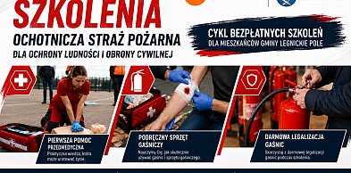 Darmowe szkolenia z bezpieczeństwa dla mieszkańców gminy Legnickie Pole