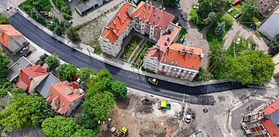 Remont Działkowej nabiera tempa. Trwają prace bitumiczne i rozbiórkowe