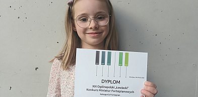 Młoda pianistka zachwyciła na ogólnopolskiej scenie