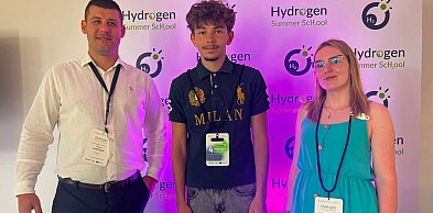 Patryk Niewiński z samochodówki bierze udział w Hydrogen Summer School